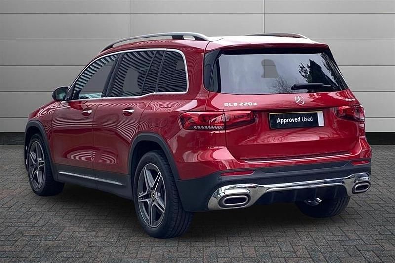 Used Mercedes GLB220 AMG line 190 HP (139 kW) 2022 Red SUV
