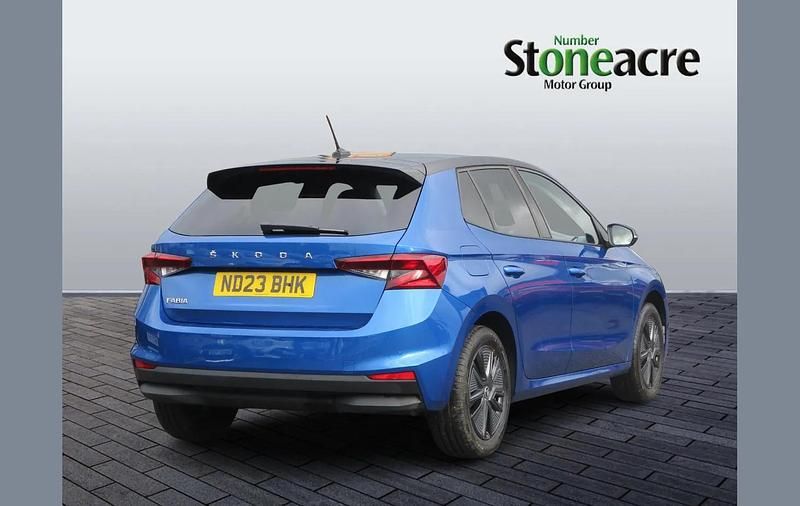 Used Skoda Fabia Colour Edition 95 HP (69 kW) 2023 Blue Hatchback