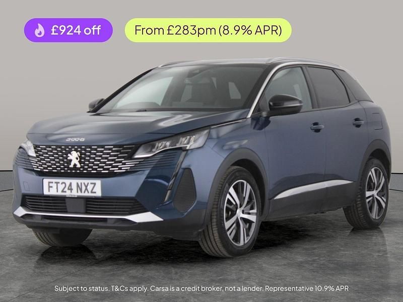 Blue Used 2024 Peugeot 3008 Allure SUV | £18,785 (Fair price) - Image 1/1