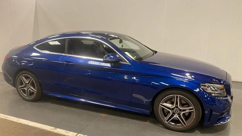 Blue Used 2021 Mercedes C300e AMG line Coupe | £22,698 (Super price) - Image 1/4