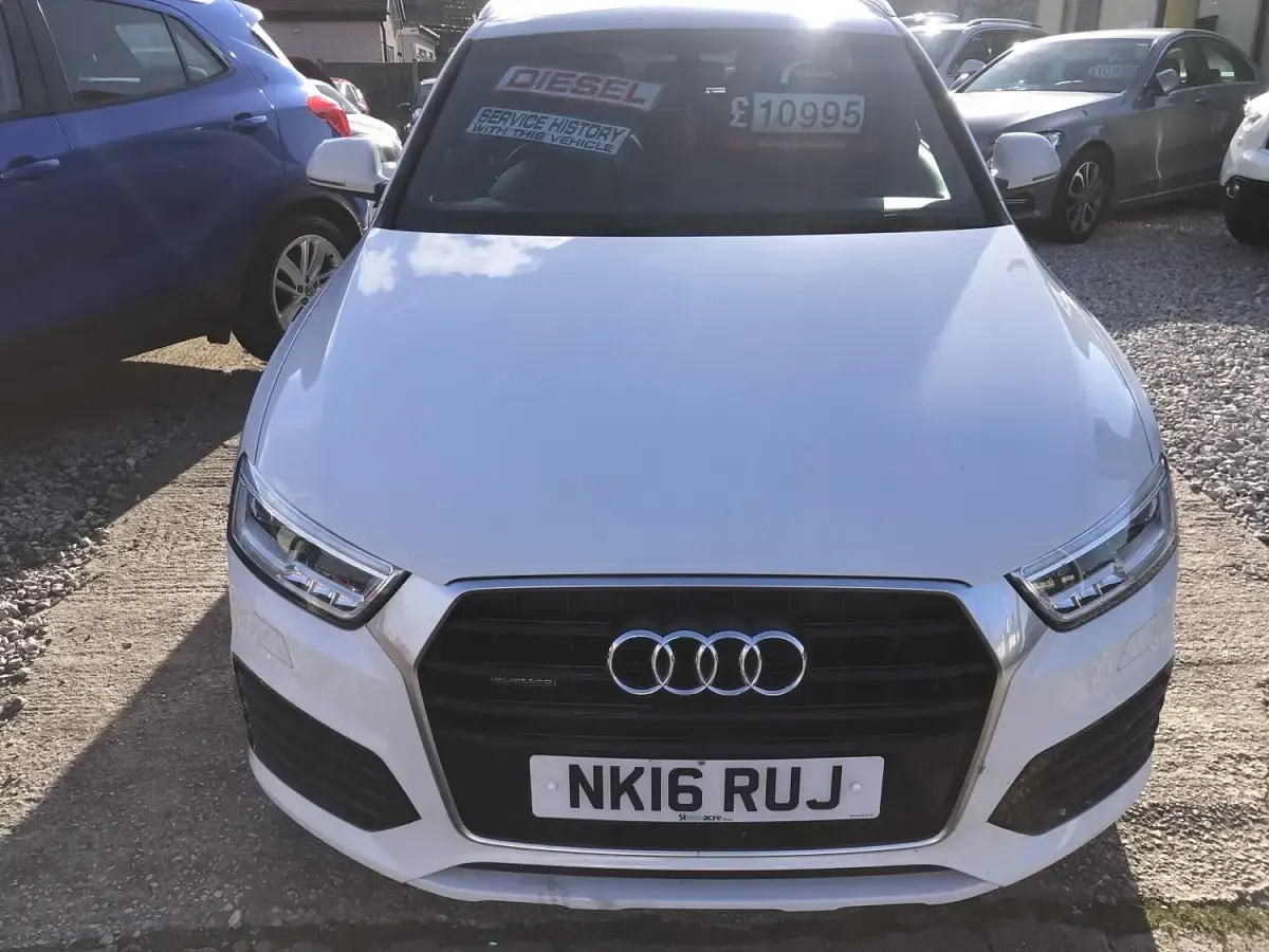 Used Audi Q3 S-line plus 184 HP (135 kW) 2016 White SUV