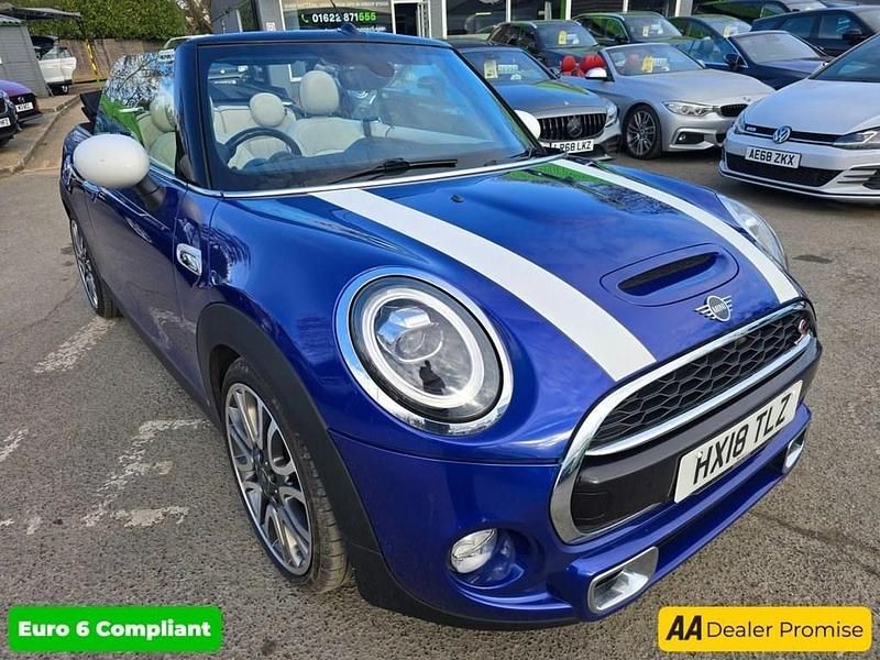 Begagnad Mini Cooper S Cabriolet 2018 Blå Cab