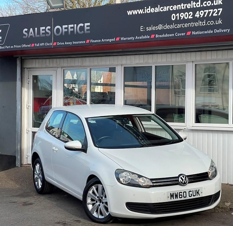 Used VW Golf VI SE 122 HP (89 kW) 2011 White Hatchback