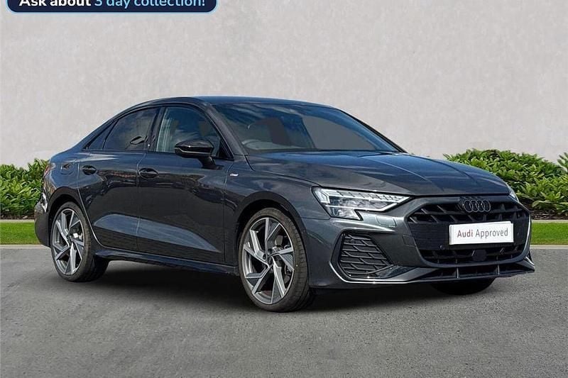 Grey New 2025 Audi A3 Black Edition Sedan | £32,282 - Image 1/4
