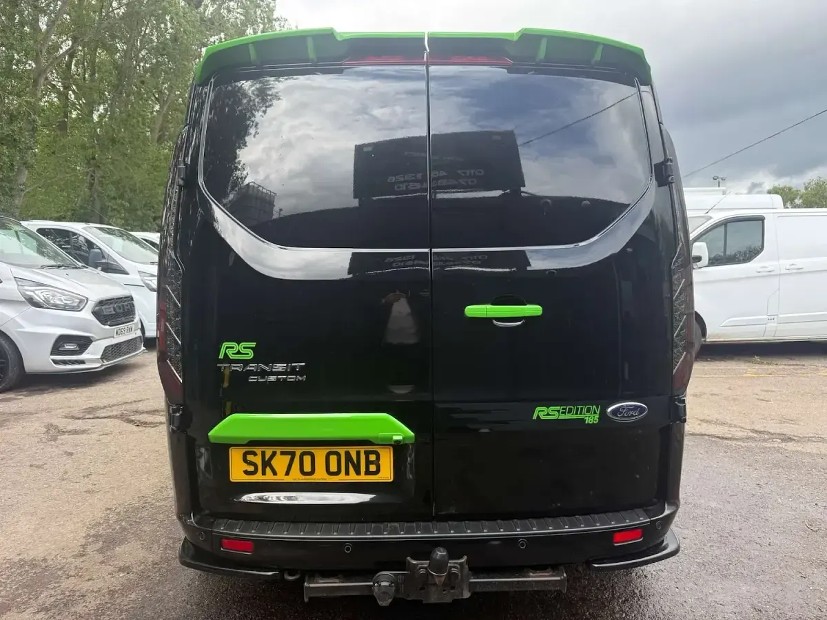 Used Ford Transit Custom Limited 185 HP (136 kW) 2020 Black Van