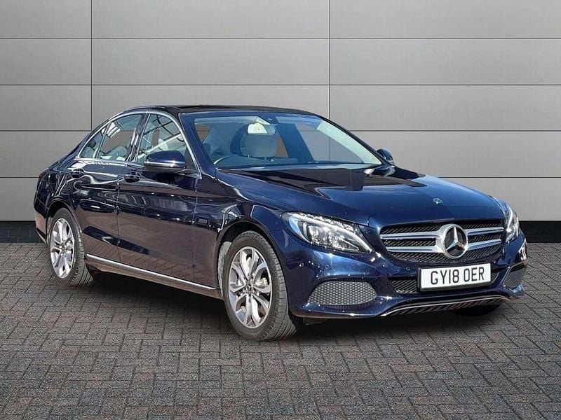 Blue Used 2018 Mercedes C350e Premium Sedan | £11,790 (A bit pricey) - Image 1/4