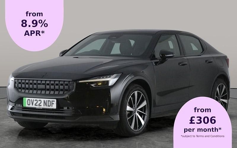 Black Used 2022 Polestar 2 Long Range Single Motor Sedan | £19,926 (Good price) - Image 1/2