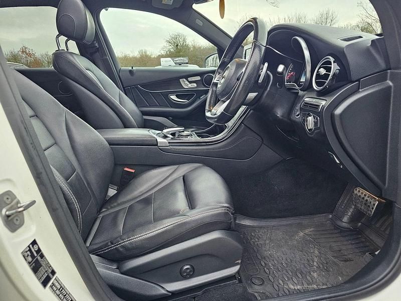 Used Mercedes GLC220 AMG line 2016 White Estate