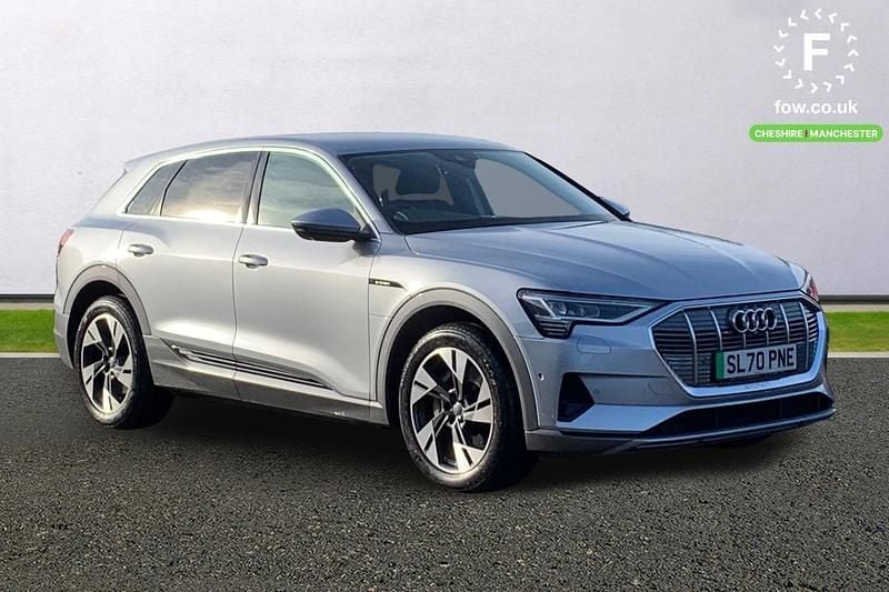Silver Used 2020 Audi e-tron Sport SUV | £19,799 (Good price) - Image 1/4