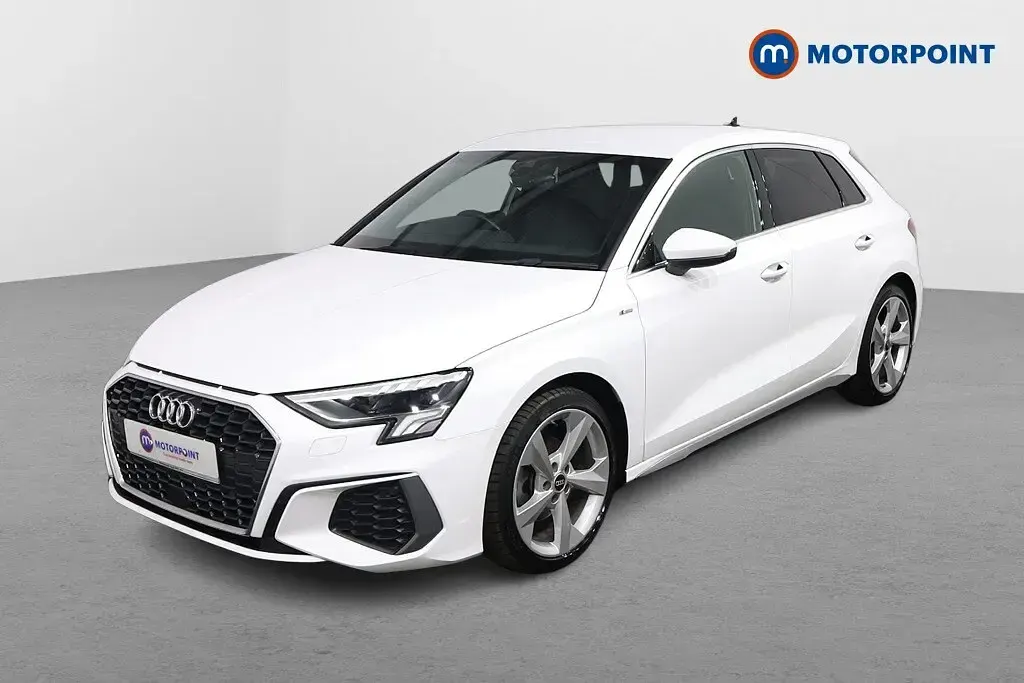 Used Audi A3 S-Line 2021 White Sedan