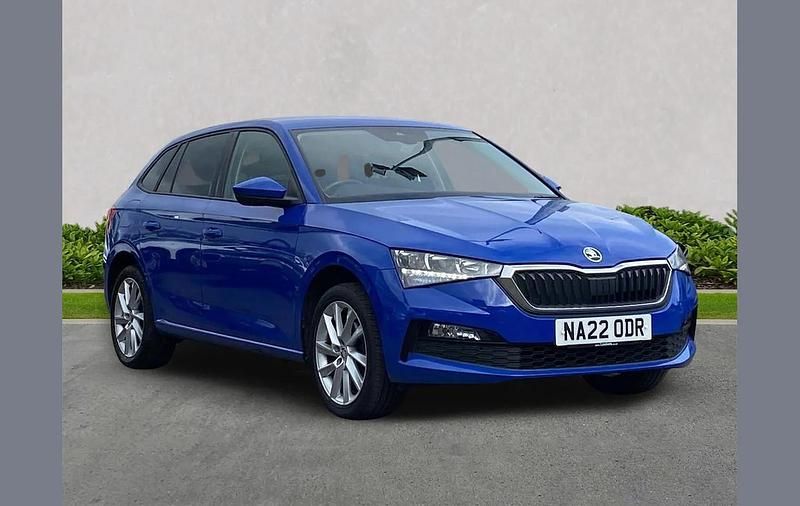 Used Skoda Scala SE L 108 HP (79 kW) 2022 Blue Hatchback