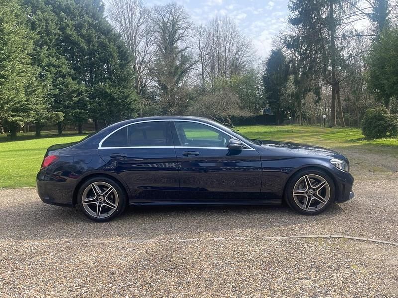 Used Mercedes C300 AMG Line Premium 2019 Blue Sedan