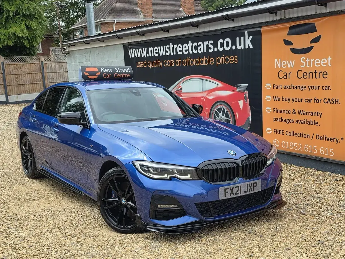 Used BMW 330e M Sport 2021 Blue Sedan