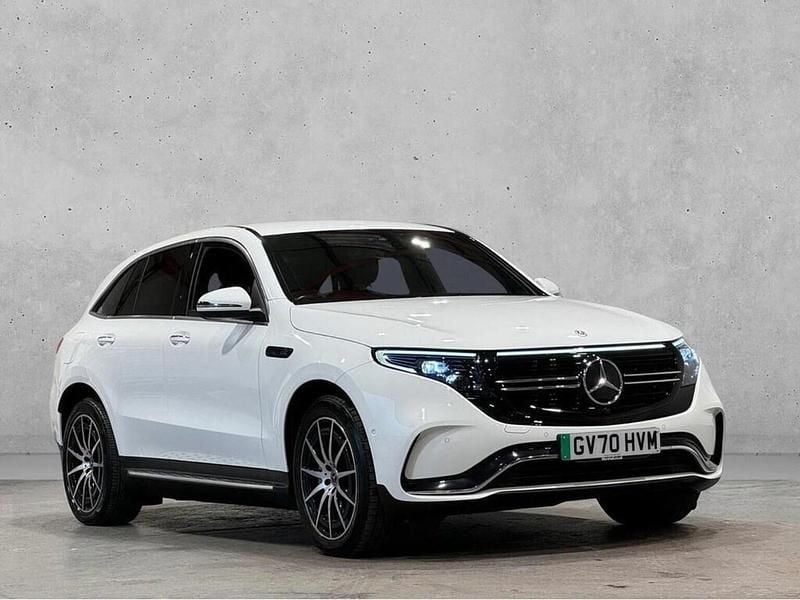 Used Mercedes EQC400 AMG line 300 kW (408 HP) 2020 White SUV