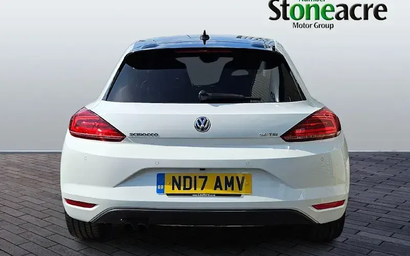 Used VW Scirocco Black Edition 179 HP (131 kW) 2017 White Coupe
