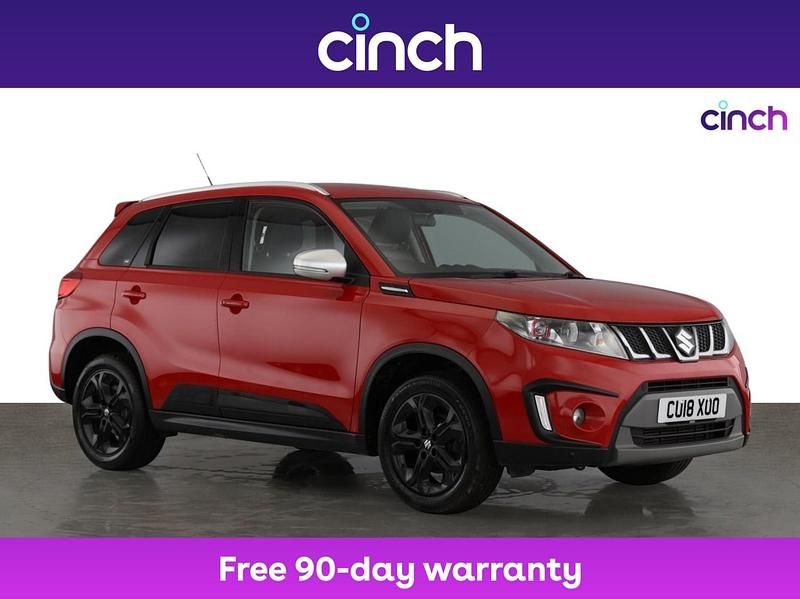 Red Used 2018 Suzuki Vitara Hatchback | £10,399 (Fair price) - Image 1/3