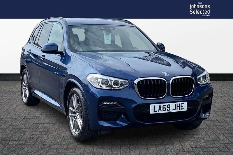 Blue Used 2019 BMW X3 M Sport SUV | £26,212 (Fair price) - Image 1/4
