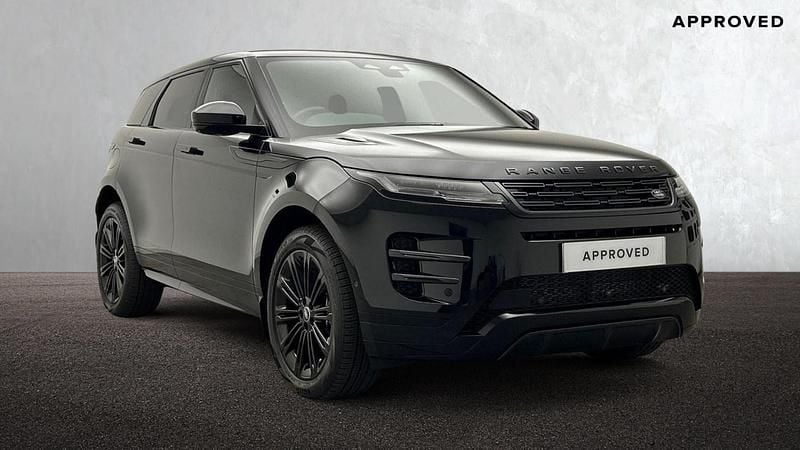 Black Used 2025 Land Rover Range Rover evoque SE Dynamic SUV | £44,000 - Image 1/4