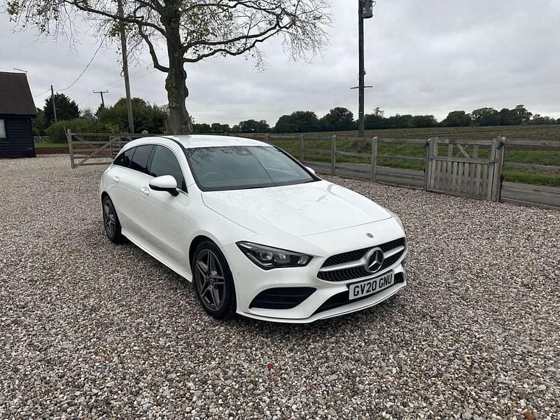 White Used 2020 Mercedes CLA200 AMG line Estate | £15,413 (Super price) - Image 1/4