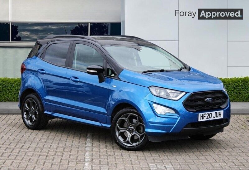Used Ford Ecosport ST-Line 123 HP (90 kW) 2020 Desert island blue SUV