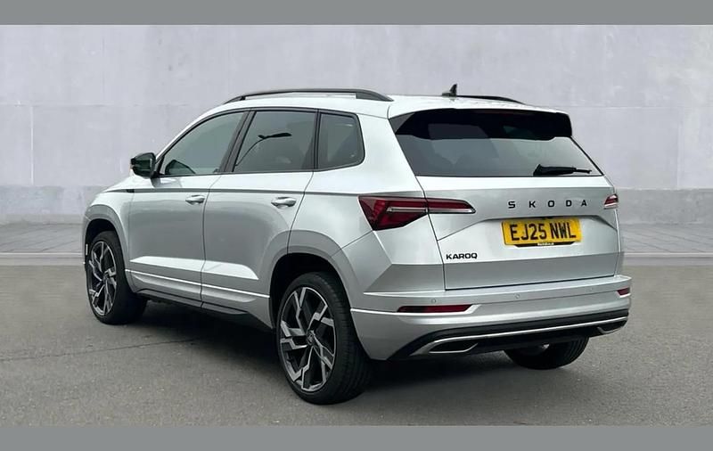Used Skoda Karoq SportLine 147 HP (108 kW) 2025 Silver SUV