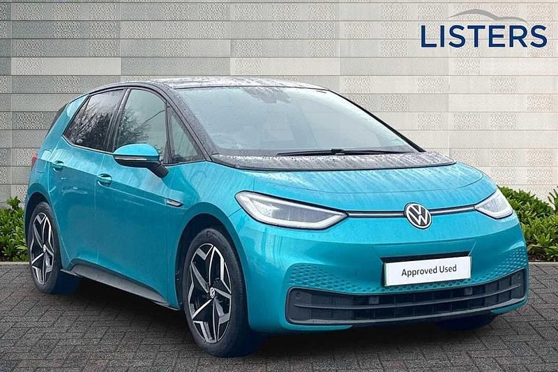 Used VW ID.3 Pro Performance 150 kW (204 HP) 2022 Turquoise Hatchback