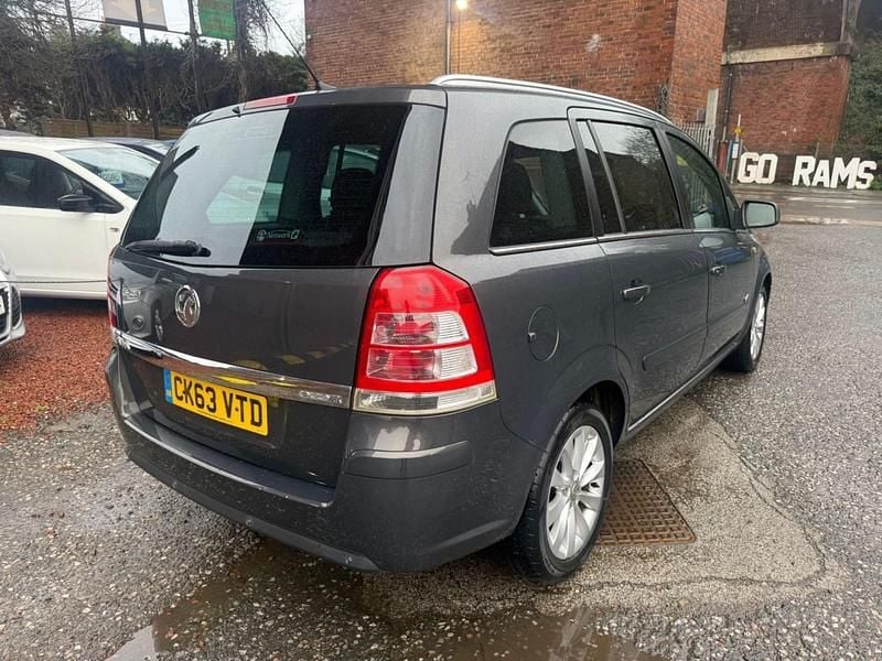 Used Vauxhall Zafira Design Edition 2014 Grey MPV