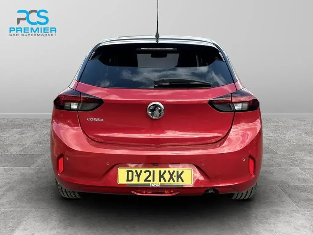 Used Vauxhall Corsa Elite 100 HP (73 kW) 2021 Red Hatchback