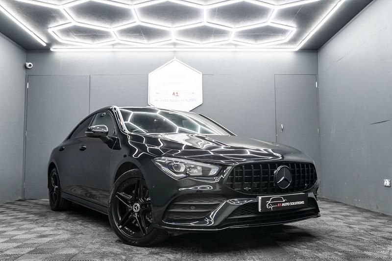 Used Mercedes CLA220 AMG Line Premium 190 HP (139 kW) 2021 Black Sedan