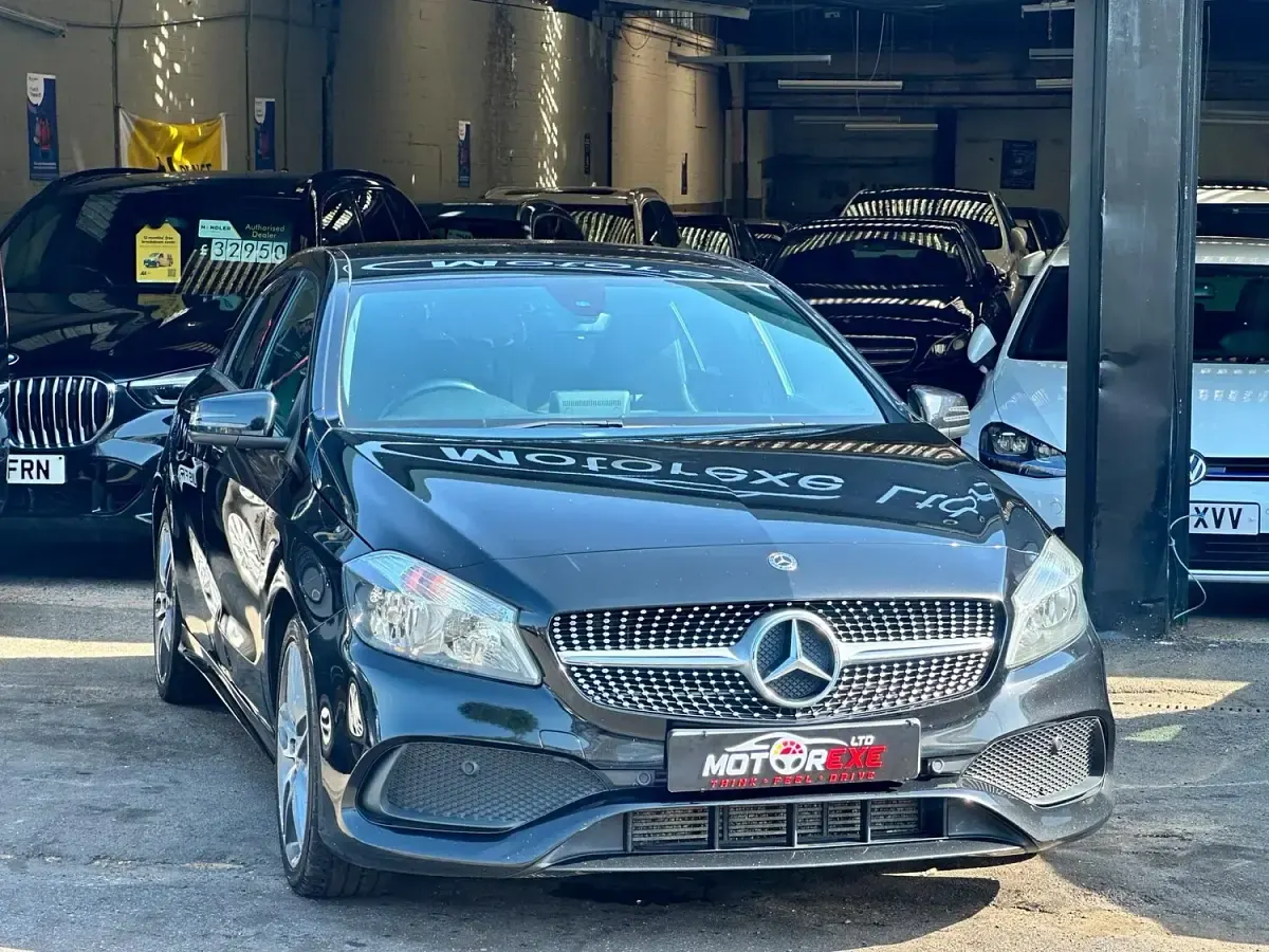 Used Mercedes A180 AMG line 2018 Black Hatchback