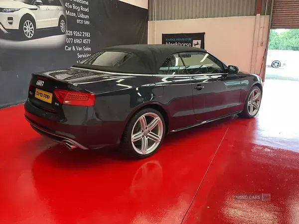 Used Audi A5 Cabriolet S-Line 2013 Blue Cabriolet