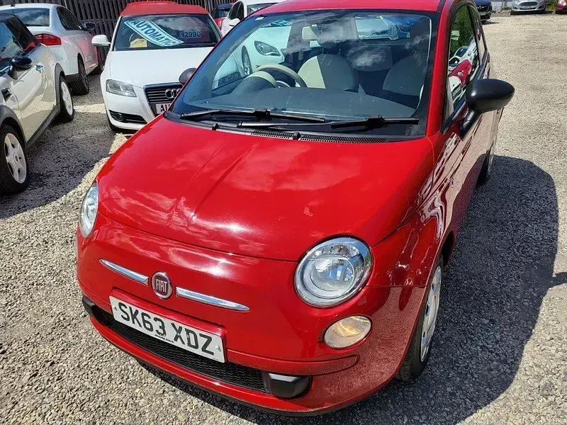 Used Fiat 500 Pop 69 HP (50 kW) 2013 Red