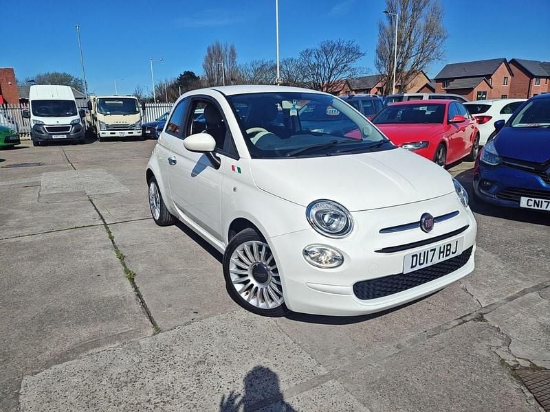 Used Fiat 500 Pop Star 69 HP (50 kW) 2017 White Hatchback