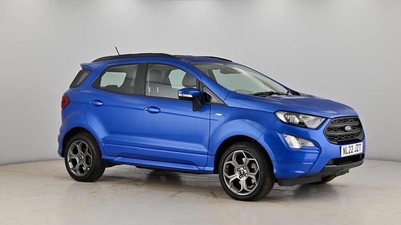 Blue Used 2022 Ford Ecosport ST-Line SUV | £13,895 (Fair price) - Image 1/4