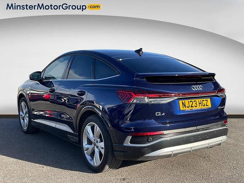 Used Audi Q4 e-tron S-Line 150 kW (204 HP) 2023 Blue SUV