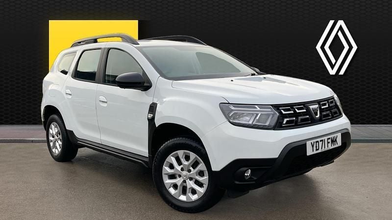 White Used 2021 Dacia Duster Comfort SUV | £10,327 (Good price) - Image 1/4