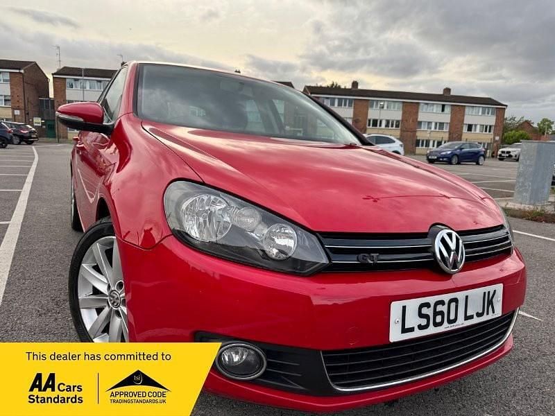 Red Used 2010 VW Golf VI GT Hatchback | £4,195 (Fair price) - Image 1/4