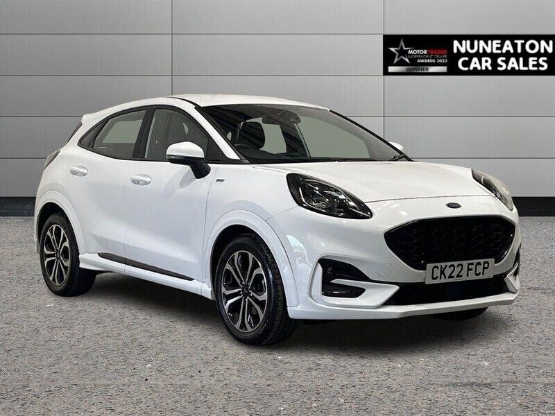 White Used 2022 Ford Puma ST-Line Hatchback | £14,300 (Super price) - Image 1/4
