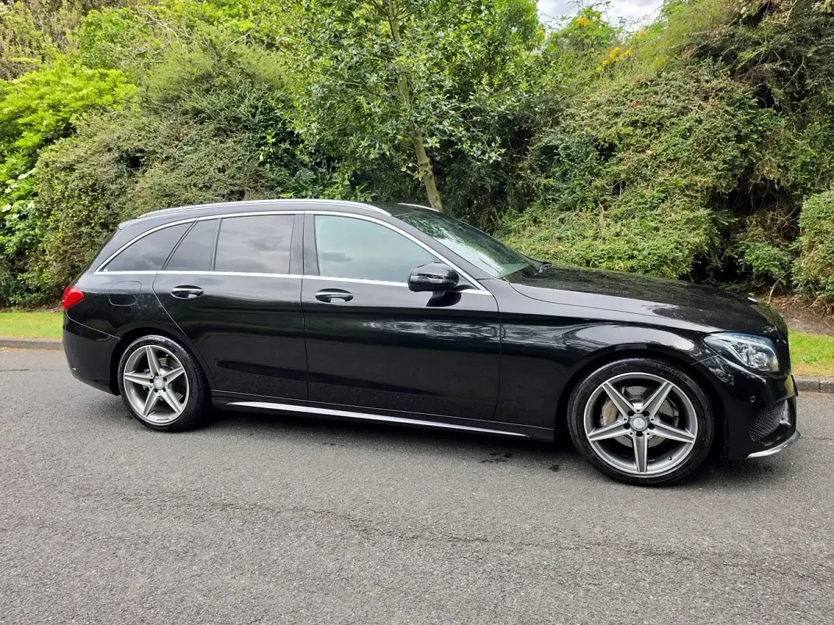 Used Mercedes C200 AMG line 2016 Black Estate