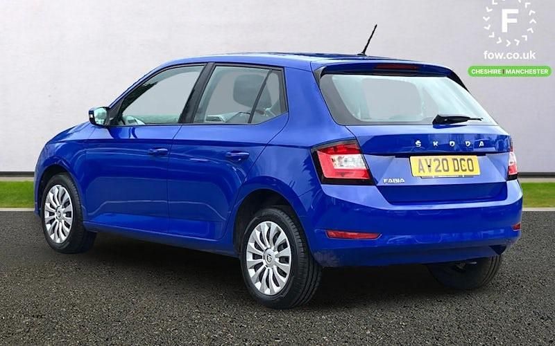 Used Skoda Fabia 60 HP (44 kW) 2020 Blue Hatchback