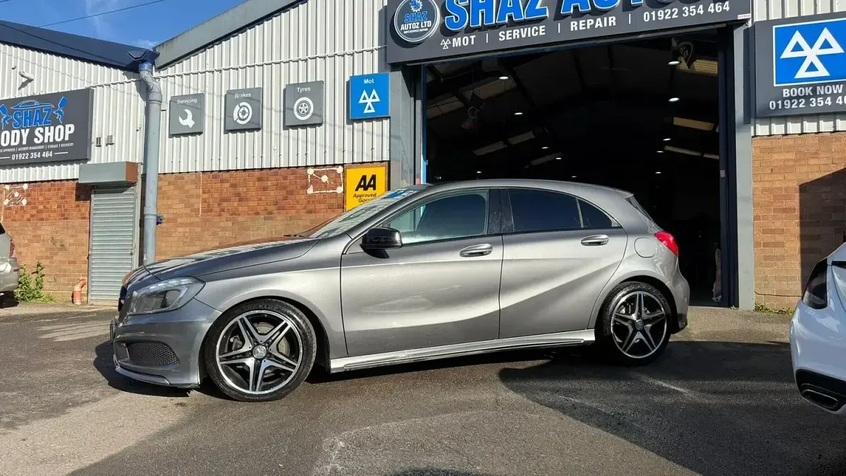 Used Mercedes A200 AMG 134 HP (98 kW) 2015 Grey Hatchback