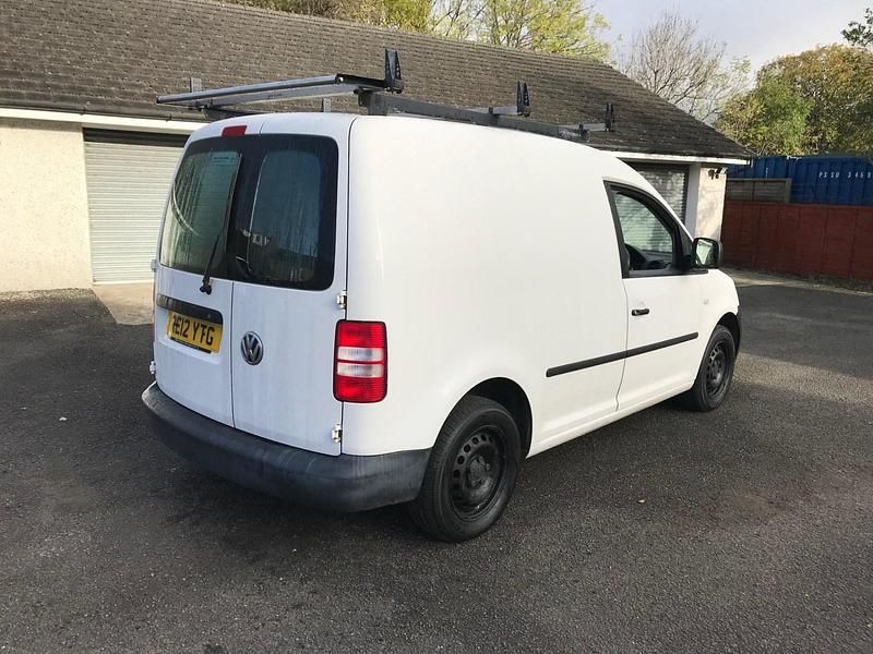Used VW Caddy 75 HP (55 kW) 2012 White MPV