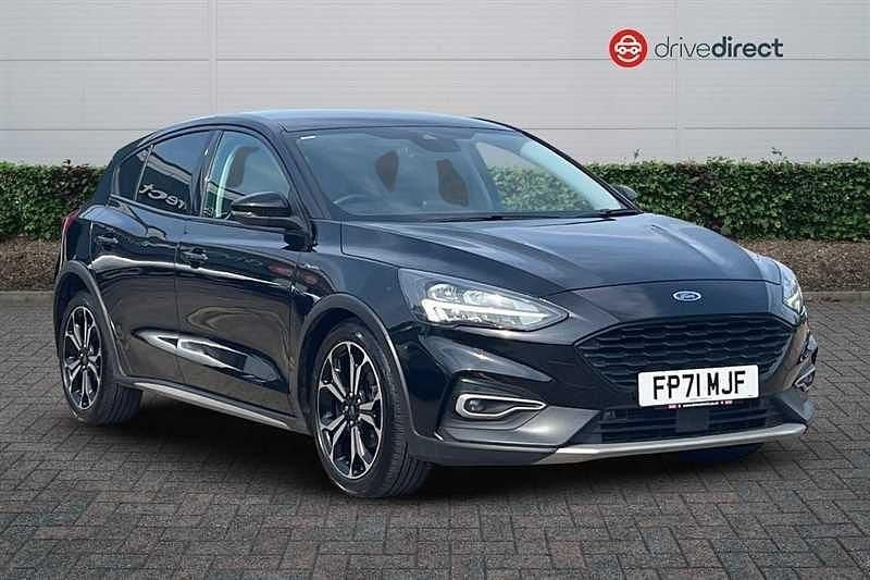 Black Used 2021 Ford Focus Active X Hatchback | £12,399 (Fair price) - Image 1/4