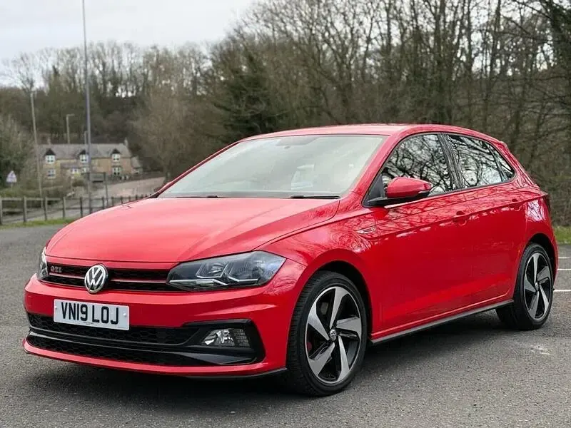 Used VW Polo GTI 200 HP (147 kW) 2019 Red Hatchback