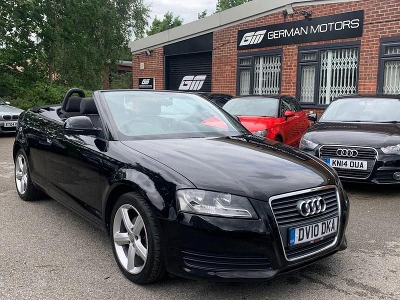 Begagnad Audi A3 Cabriolet 105 HK (77 kW) 2010 Svart Cab
