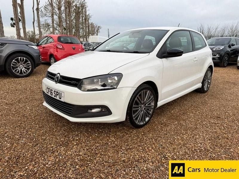 Used VW Polo BlueGT 150 HP (110 kW) 2016 White Hatchback