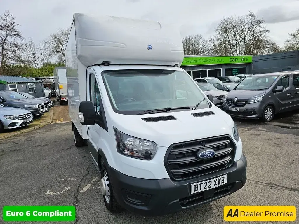 Used Ford Transit 130 HP (95 kW) 2022 White Cabriolet