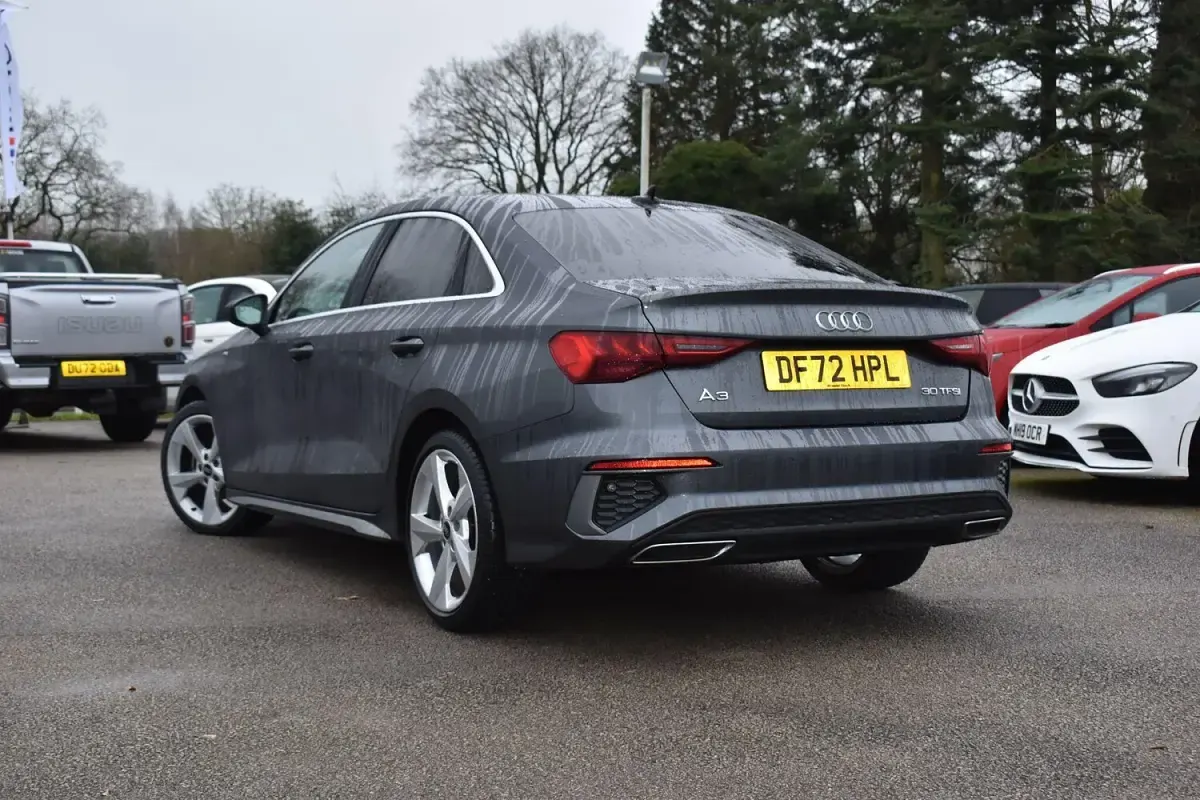 Used Audi A3 S-Line 110 HP (80 kW) 2022 Grey Sedan