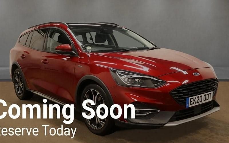Used Ford Focus Active X 120 HP (88 kW) 2020 Red Estate