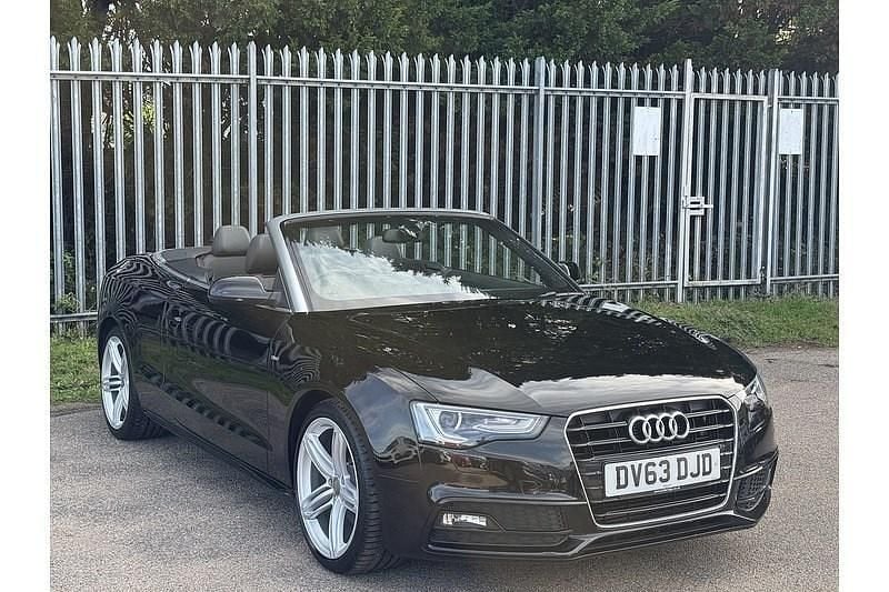 Used Audi A5 Cabriolet S-Line 177 HP (130 kW) 2013 Black Cabriolet